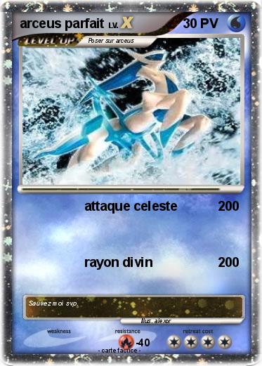 Pokemon arceus parfait