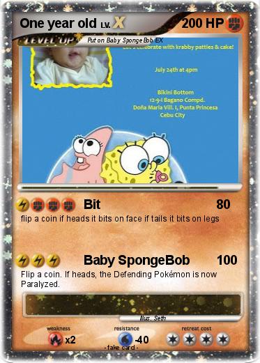 Pokemon One year old