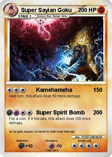 Pokemon Super Sayian Goku