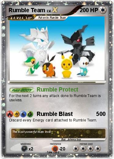 Pokemon Rumble Team