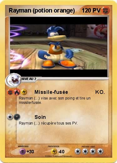 Pokemon Rayman (potion orange)