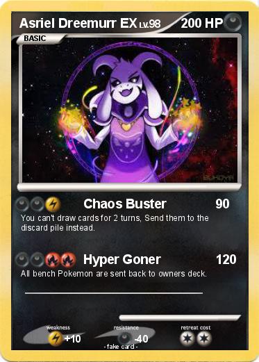 Pokemon Asriel Dreemurr EX