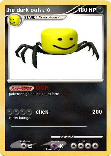 Pokemon the dark oof