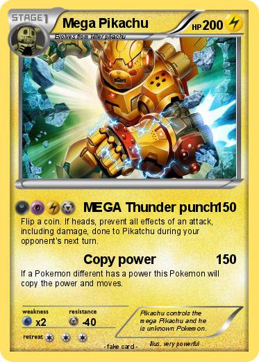 Pokemon Mega Pikachu