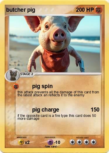 Pokemon butcher pig