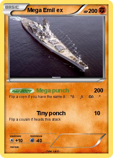 Pokemon Mega Emil ex