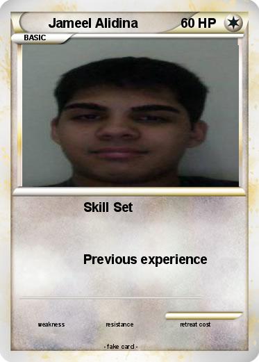 Pokemon Jameel Alidina
