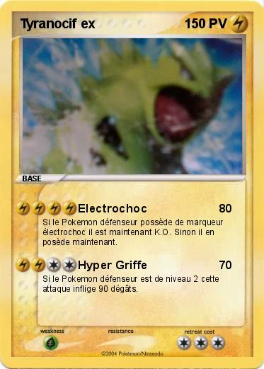 Pokemon Tyranocif ex