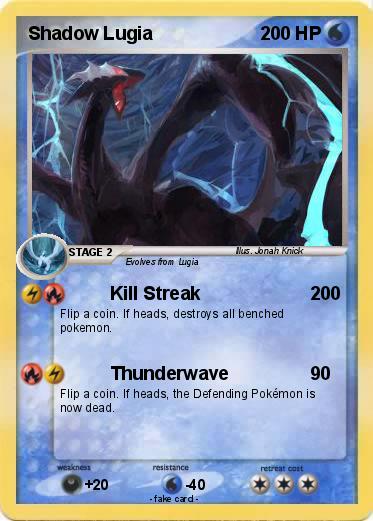 Pokemon Shadow Lugia