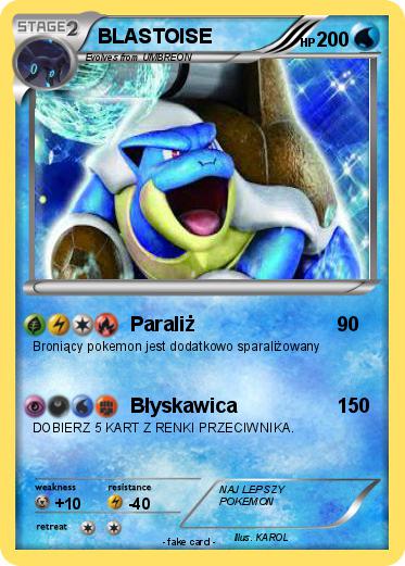 Pokemon BLASTOISE