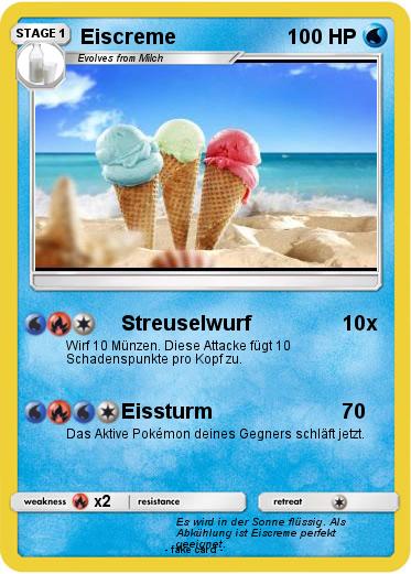 Pokemon Eiscreme