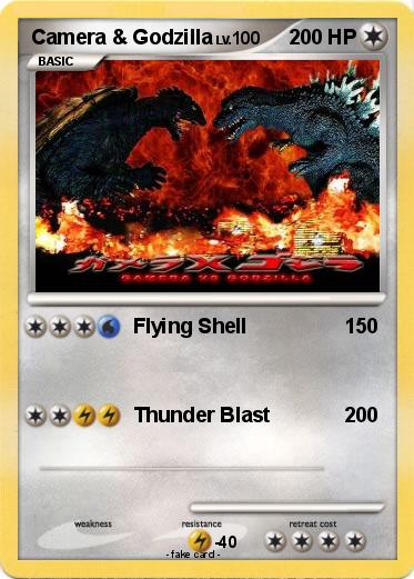 Pokemon Camera & Godzilla