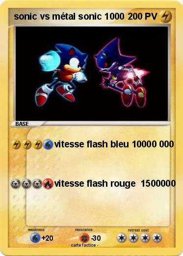 Pokemon sonic vs métal sonic 1000