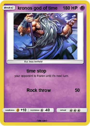 Pokemon kronos god of time