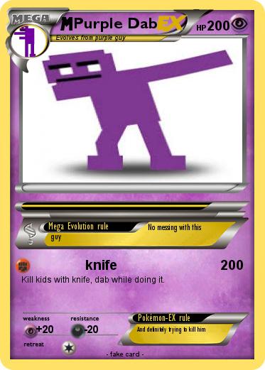 Pokemon Purple Dab