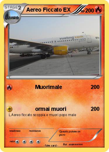 Pokemon Aereo Ficcato EX