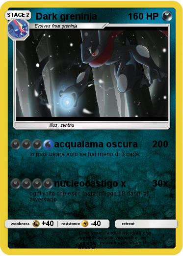 Pokemon Dark greninja