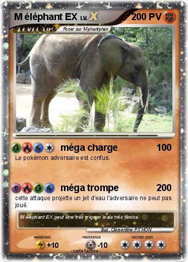 Pokemon M éléphant EX