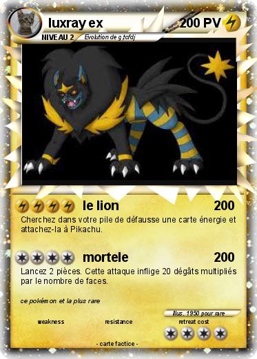 Pokemon luxray ex