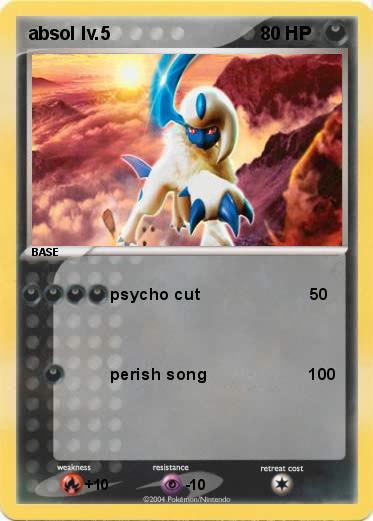 Pokemon absol lv.5