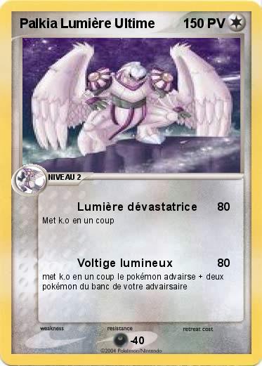Pokemon Palkia Lumière Ultime