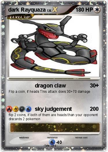 Pokemon dark Rayquaza