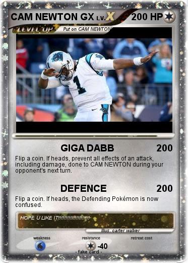 Pokemon CAM NEWTON GX