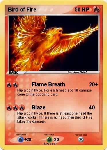 Pokemon Bird of Fire