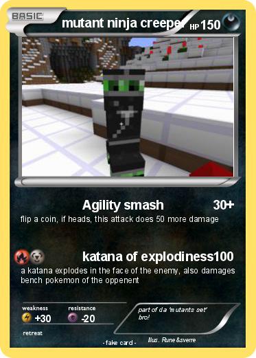 Pokemon mutant ninja creeper