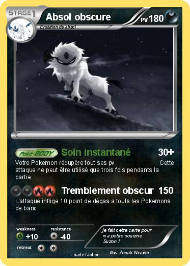 Pokemon Absol obscure