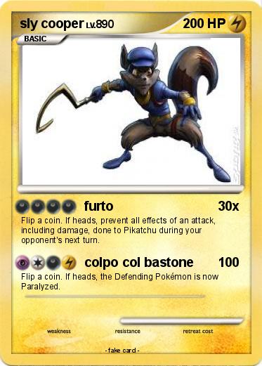 Pokemon sly cooper
