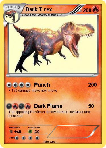 Pokemon Dark T. rex