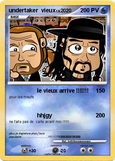 Pokemon undertaker  vieux