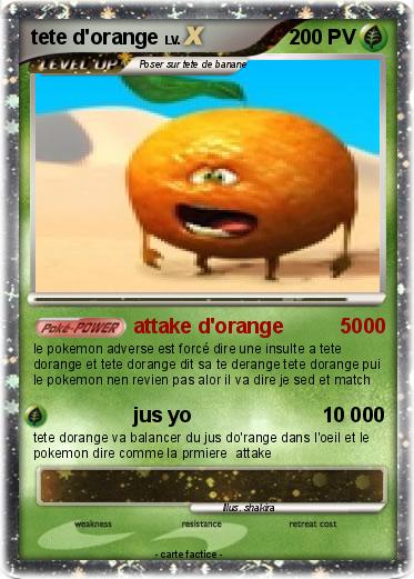 Pokemon tete d'orange