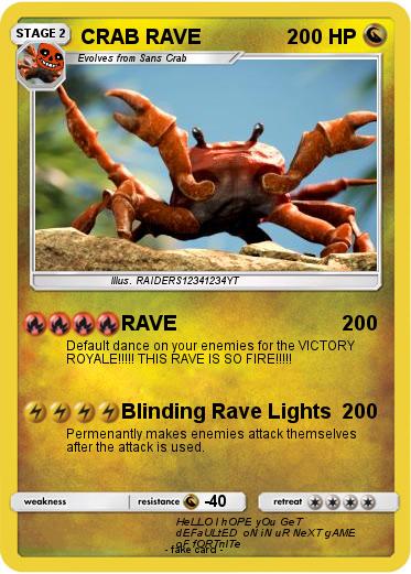 Pokemon CRAB RAVE