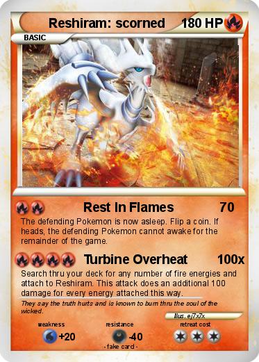 Pokemon Reshiram: scorned