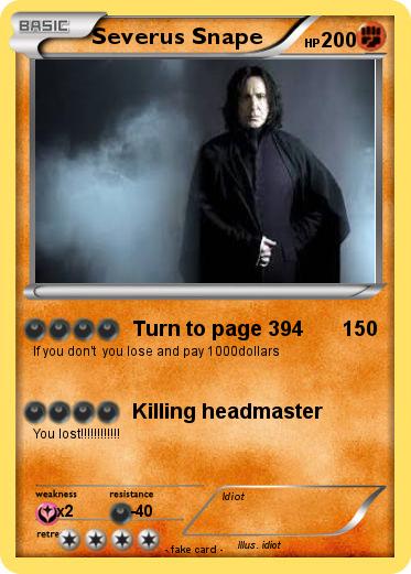 Pokemon Severus Snape
