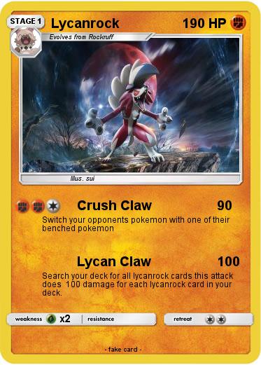 Pokemon Lycanrock