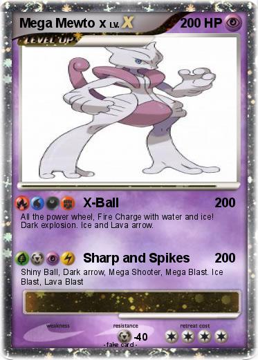 Pokemon Mega Mewto x