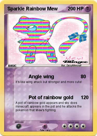 Pokemon Sparkle Rainbow Mew