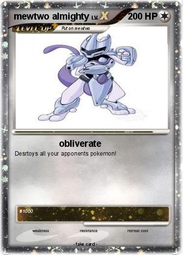 Pokemon mewtwo almighty