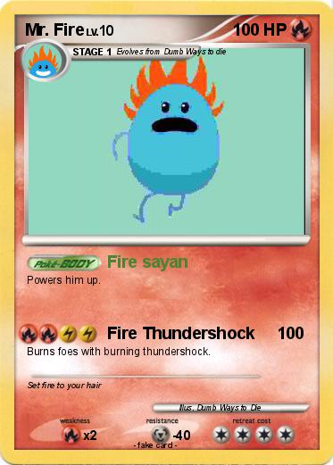 Pokemon Mr. Fire