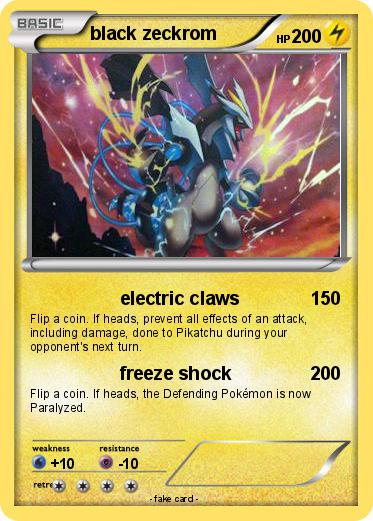 Pokemon black zeckrom