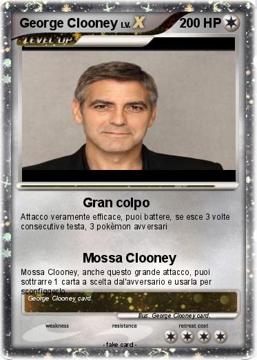 Pokemon George Clooney