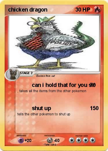Pokemon chicken dragon