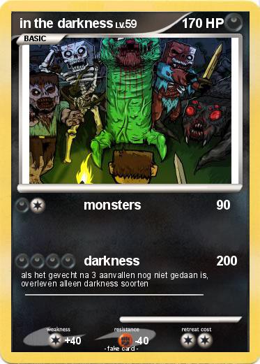 Pokemon in the darkness