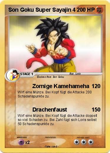 Pokemon Son Goku Super Sayajin 4