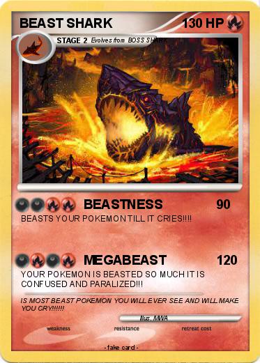 Pokemon BEAST SHARK