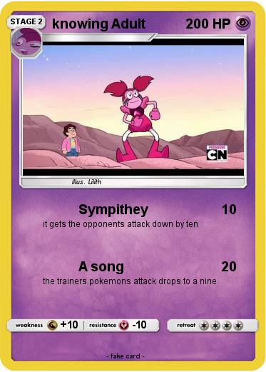 Pokemon knowing Adult