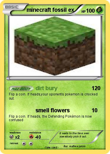 Pokemon minecraft fossil ex